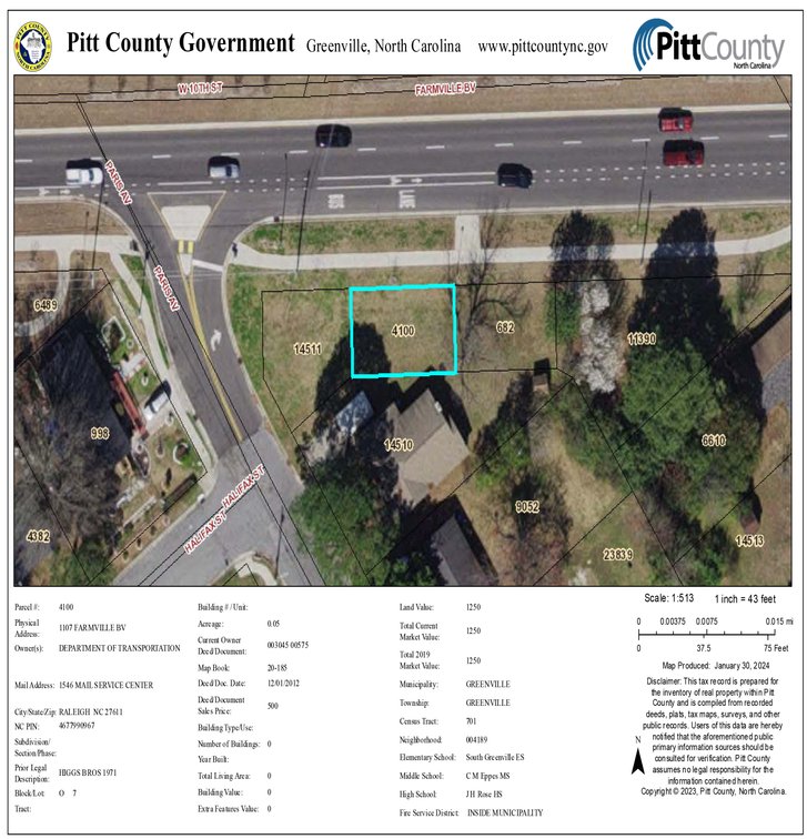 Image for NCDOT 2024 Residue Properties Round 1 Upset Bid Period Ends May 15th at 10 AM!