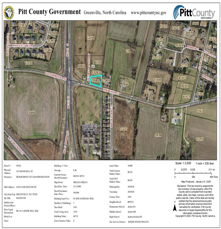 Image for NCDOT 2024 Residue Properties Round 1 Upset Bid Period Ends May 15th at 10 AM!