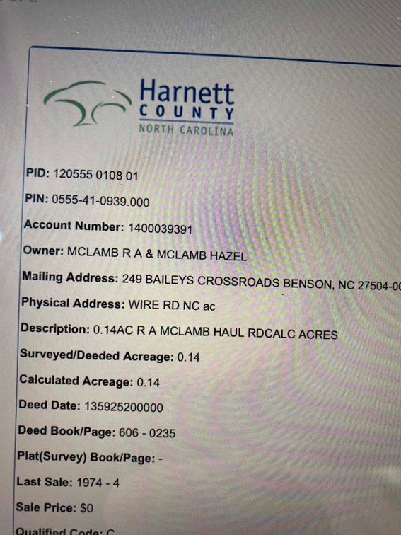 Image for 68+ Acres divided into 8 tracts being sold at Absolute Auction in Southern Harnett County!