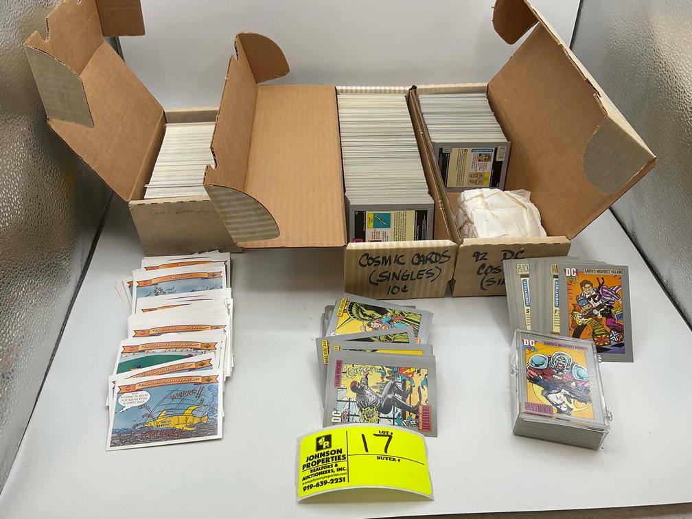 Image for Large Collection of Collectible Trading Cards,  Sport Memorabilia, Coins and Stamps