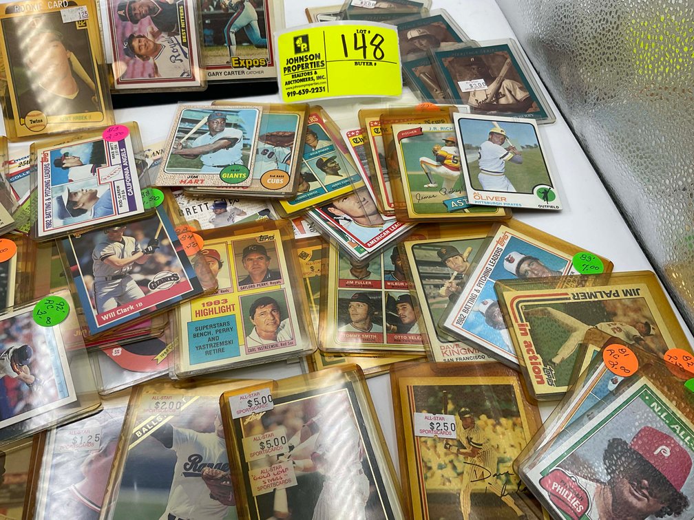 Image for Large Collection of Collectible Trading Cards,  Sport Memorabilia, Coins and Stamps