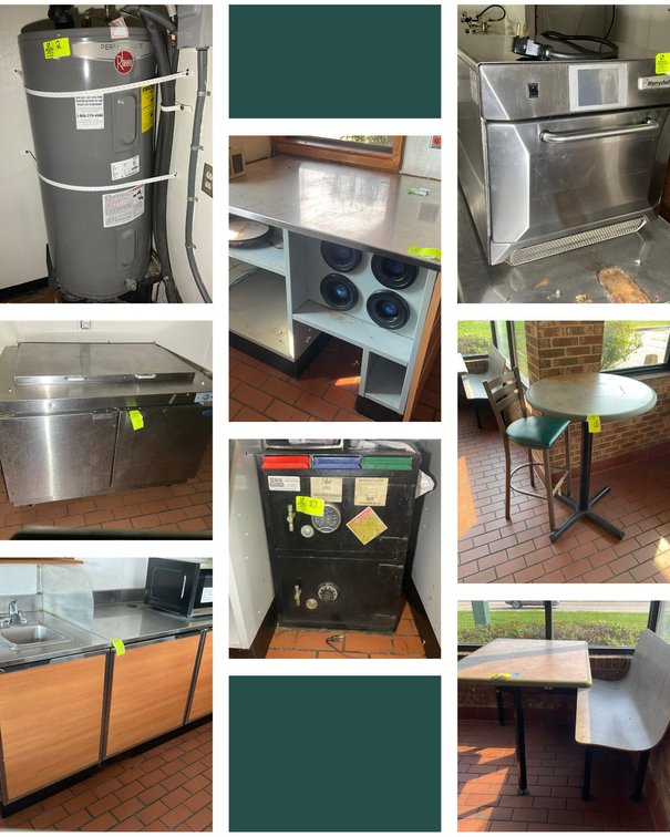 Image for Remaining Contents of Subway in Lillington Auction!