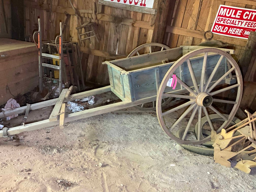Image for Round 3 Denton Ridge Final Liquidation Event with carriages, wagons, tools, advertising items and lots more!  A portion online live simulcast but the majority will be a live auction event!