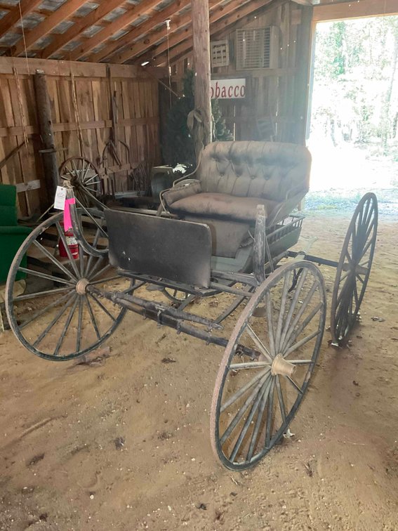 Image for Round 3 Denton Ridge Final Liquidation Event with carriages, wagons, tools, advertising items and lots more!  A portion online live simulcast but the majority will be a live auction event!