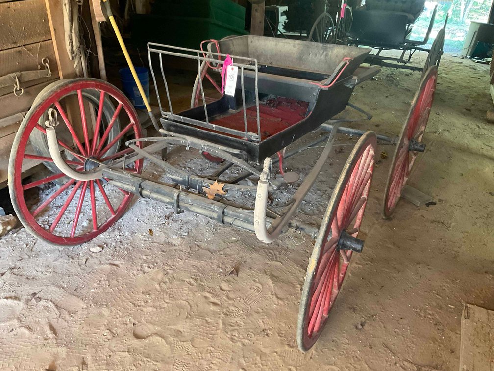Image for Round 3 Denton Ridge Final Liquidation Event with carriages, wagons, tools, advertising items and lots more!  A portion online live simulcast but the majority will be a live auction event!