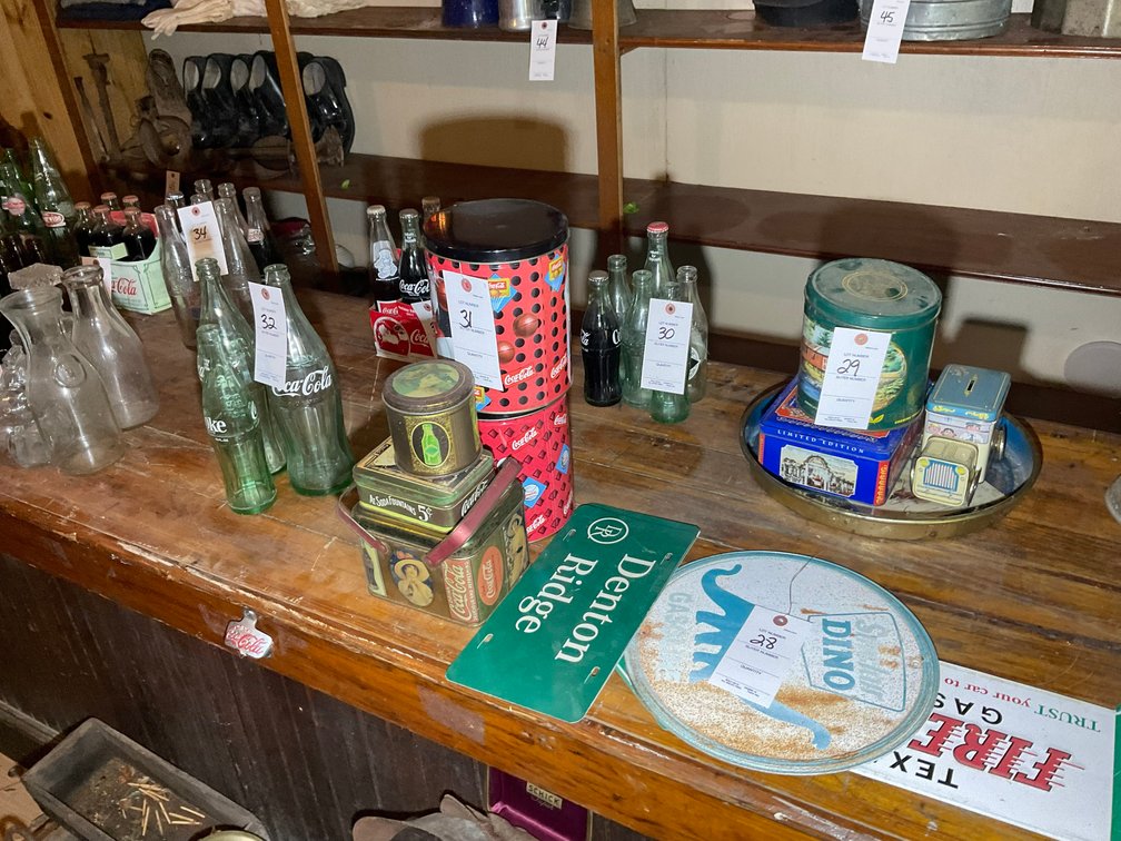 Image for Round 3 Denton Ridge Final Liquidation Event with carriages, wagons, tools, advertising items and lots more!  A portion online live simulcast but the majority will be a live auction event!