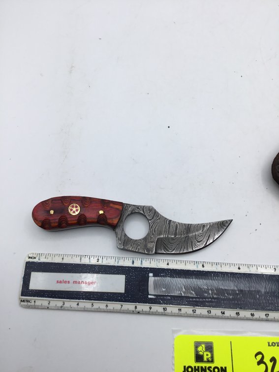 Image for Handmade Damascus Steel Knives and Online Firearms Auction  just in time for Christmas!
