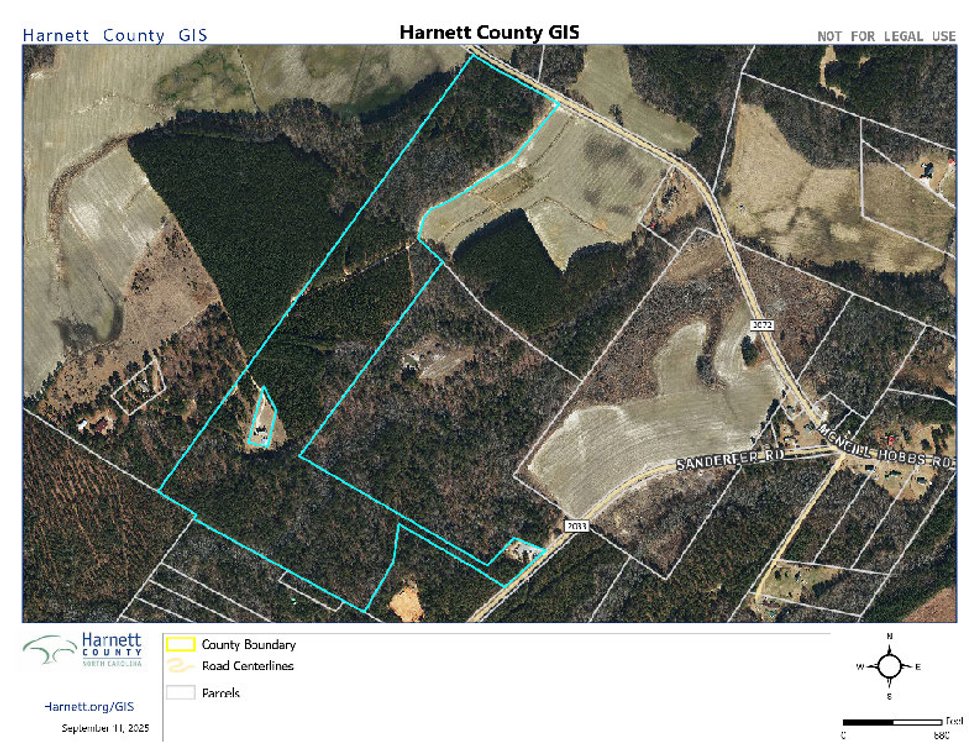 Image for Approx. 300 Acres Divided into 4 tracts and a Home in Harnett County!