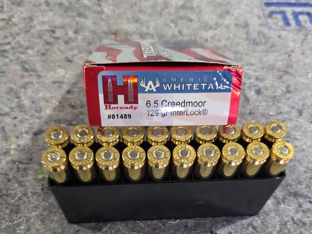 Hornady American Whitetail 129grn 6.5 Creedmoor