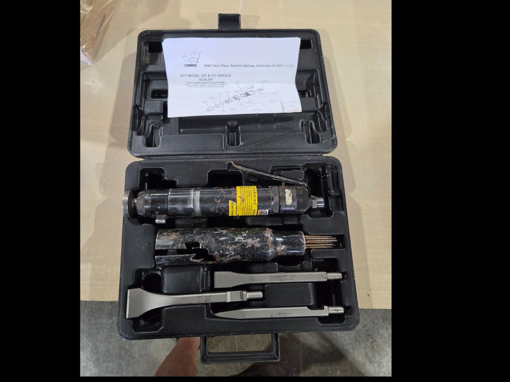 pneumatic needle and chisel scaler kit R3C