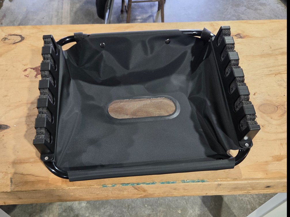 6-rod float tube holder and tackle tray R3C