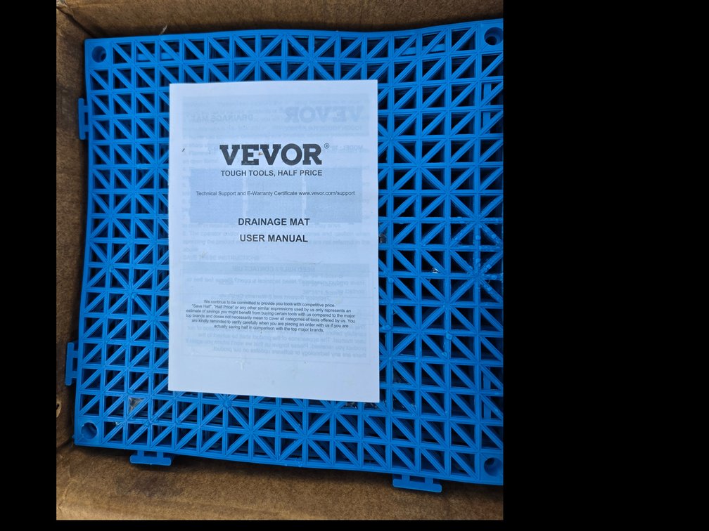 VEVOR Modular Interlocking Drainage Mats OSR2