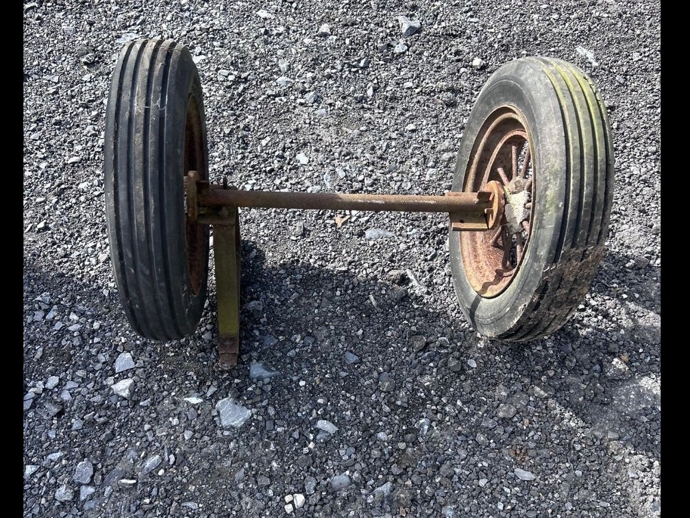 Cart wheels/axle. OSBR