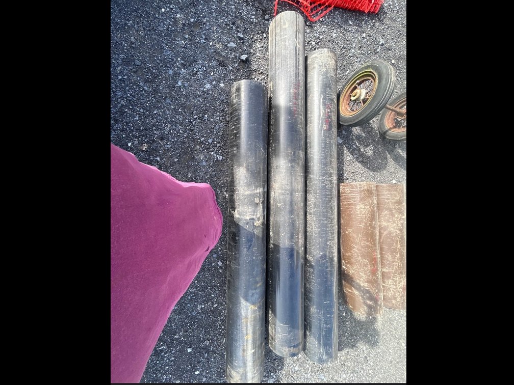 3 fiberglass pipe piece OSBR