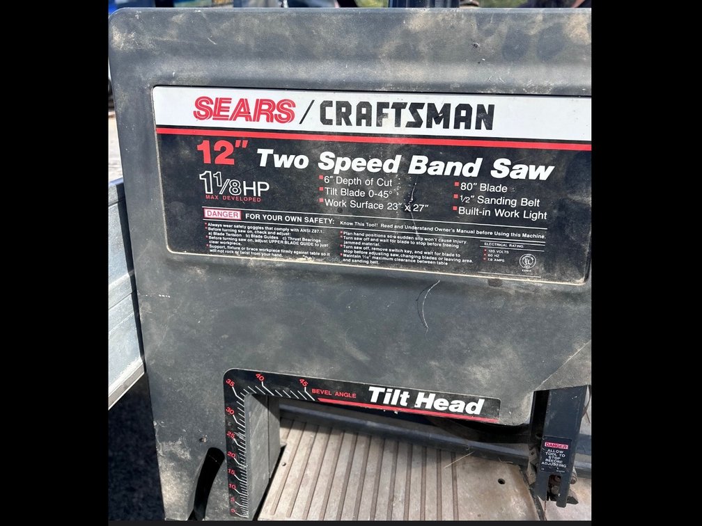 Craftsman band saw