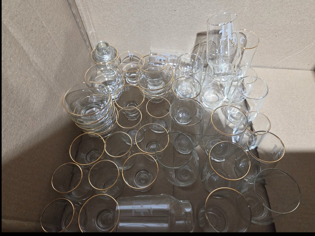 Vintage glass R4A