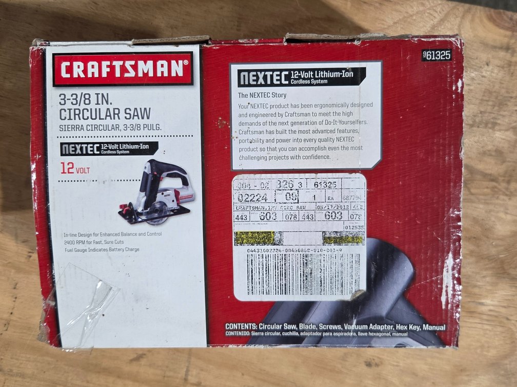 Craftsman 12-Volt 3-3/8 in Circular Saw R4A