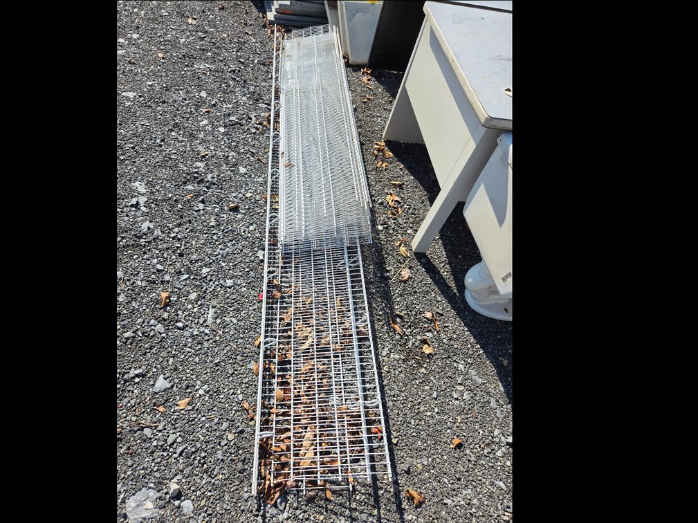 coated steel wire shelving OSR1