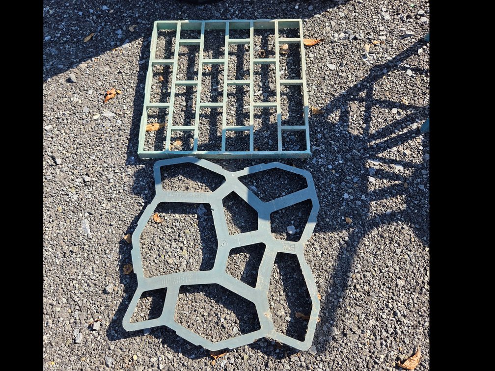 reusable concrete walk maker or paving mold  OSR1