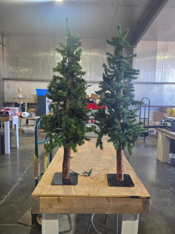 Rustic Christmas tree