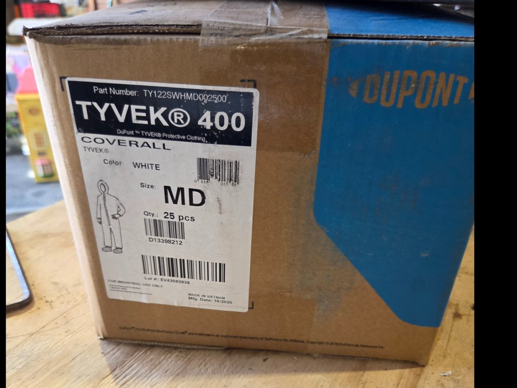Tyvek 400 Disposable Coveralls