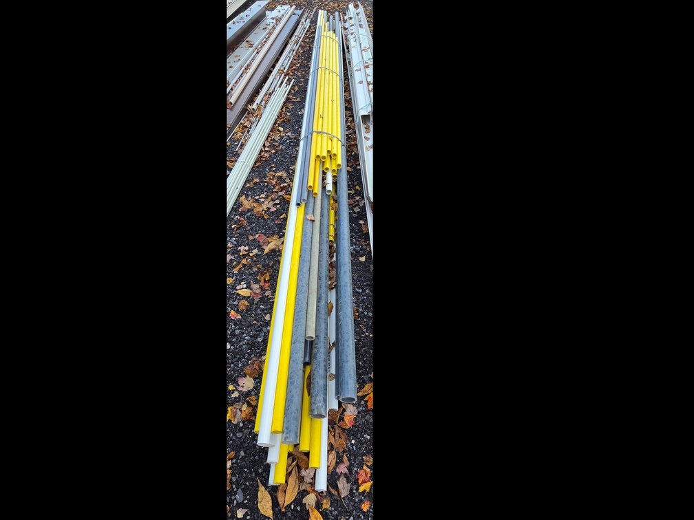 Fiberglass pipe lot