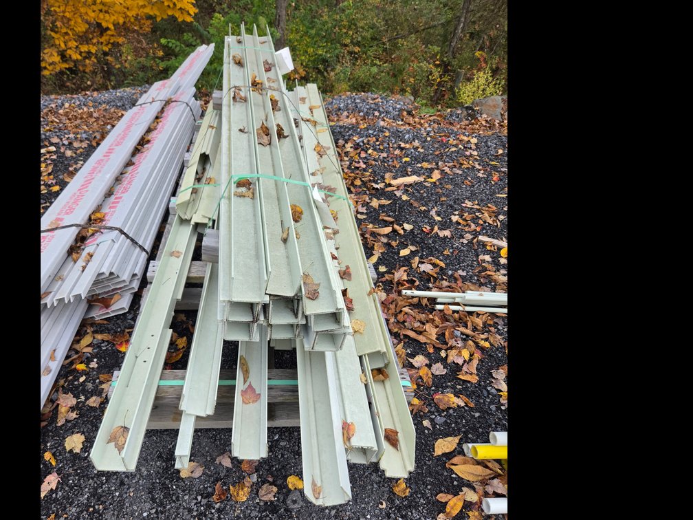 Skid of fiberglass