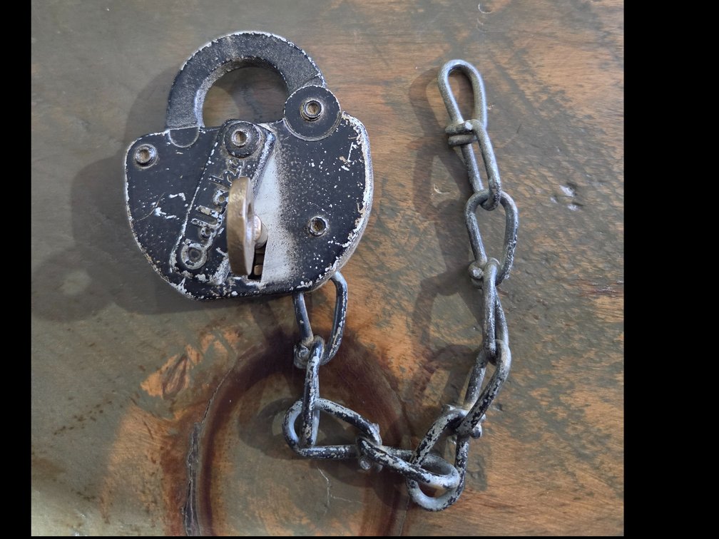 C&O railroad padlock