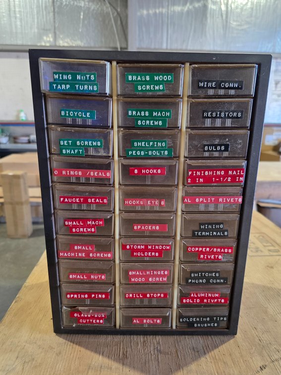 Bolt organizer R1C