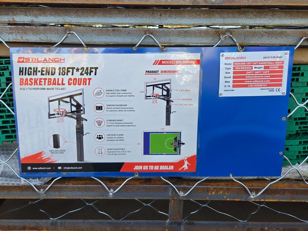 High-End 18FT*24FT Basketball Court