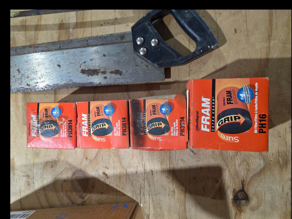Oil filter lot R2CU