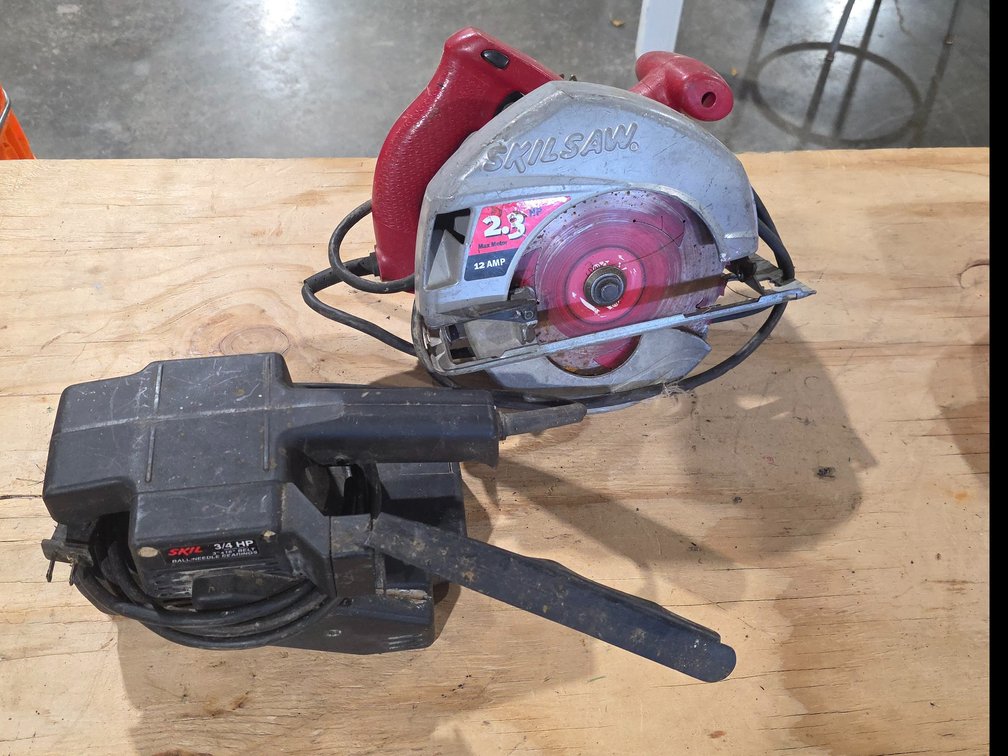 Circular saw & belt sander R2CU