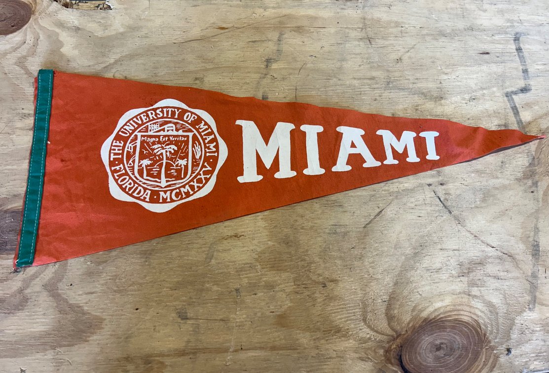 University of Miami Pennant R3A