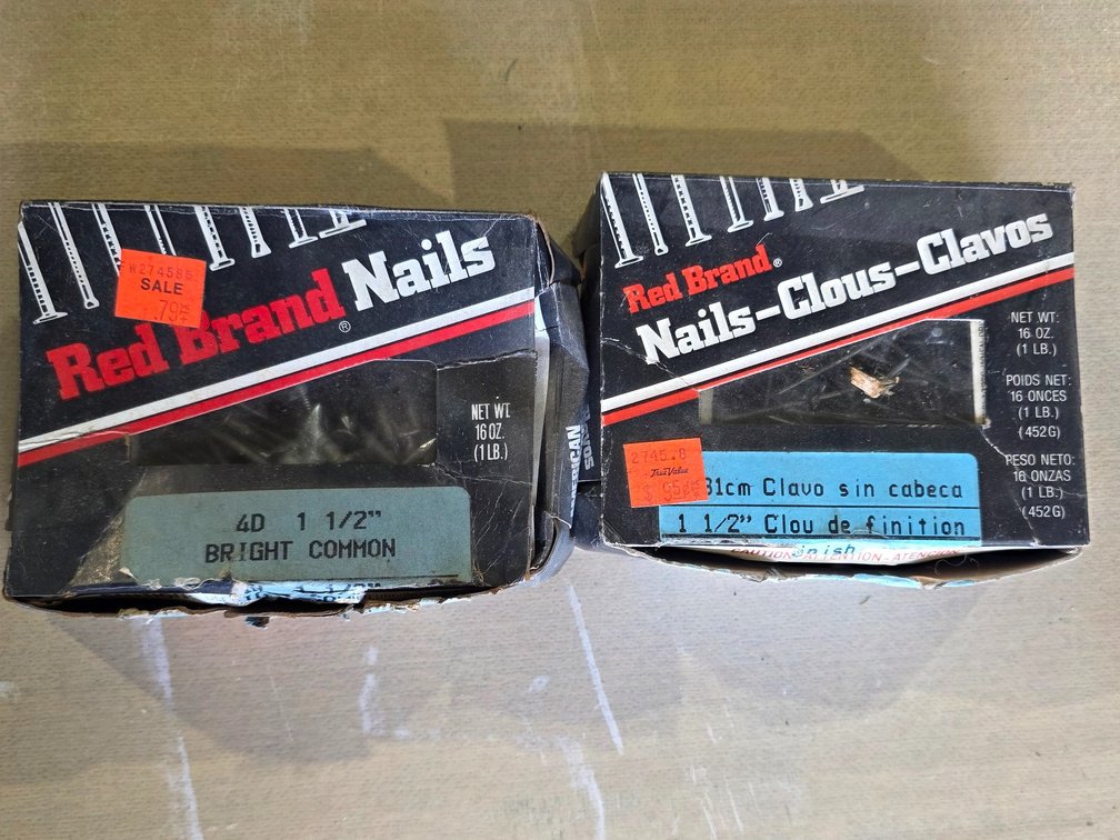 Finishing nails R2C