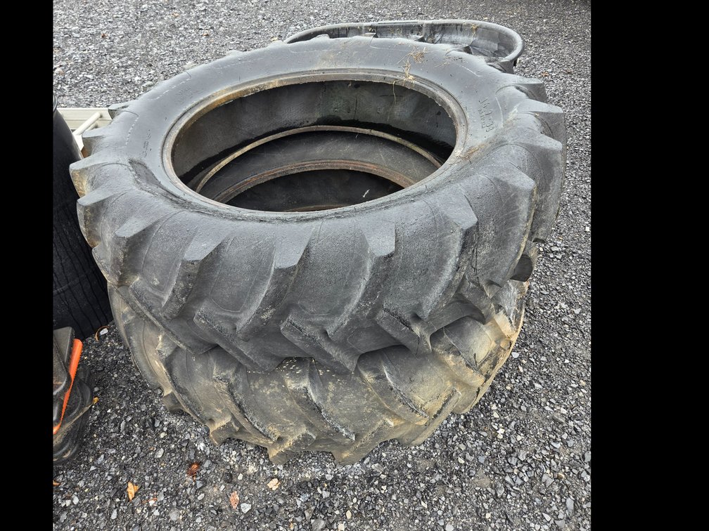 2 16.9x38 tractor tires.