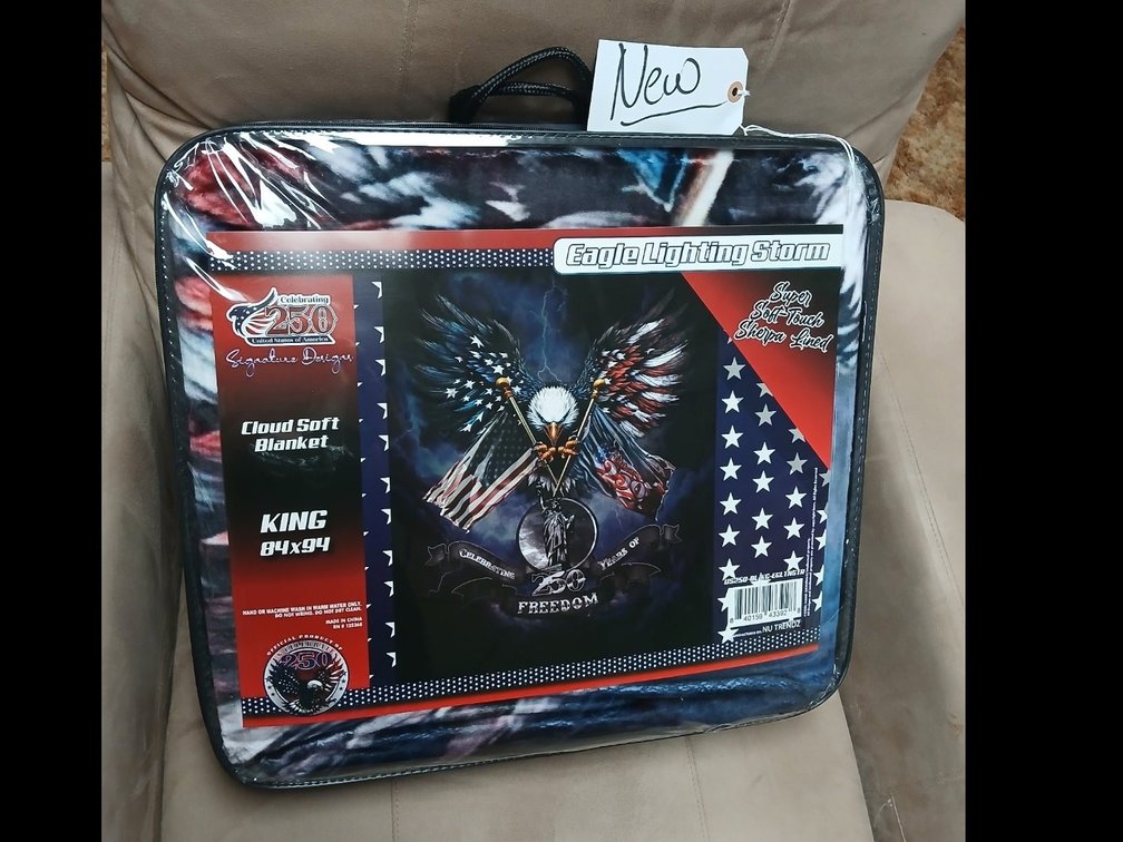 king size 250 celebration u.s.a - new!! CR