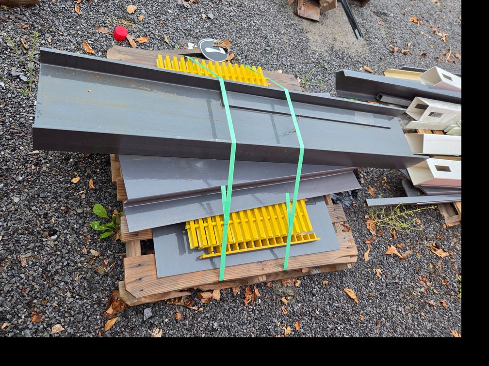 Skid of fiberglass