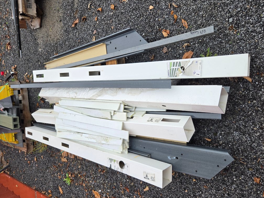 Skid of fiberglass