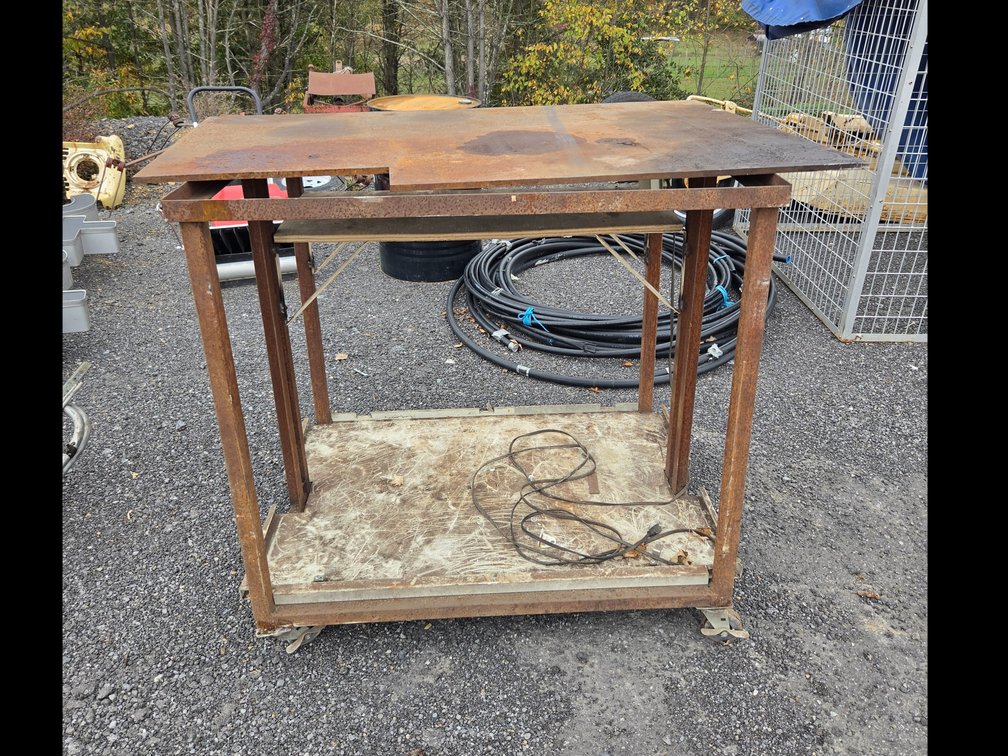 Heavy steel table OSR6