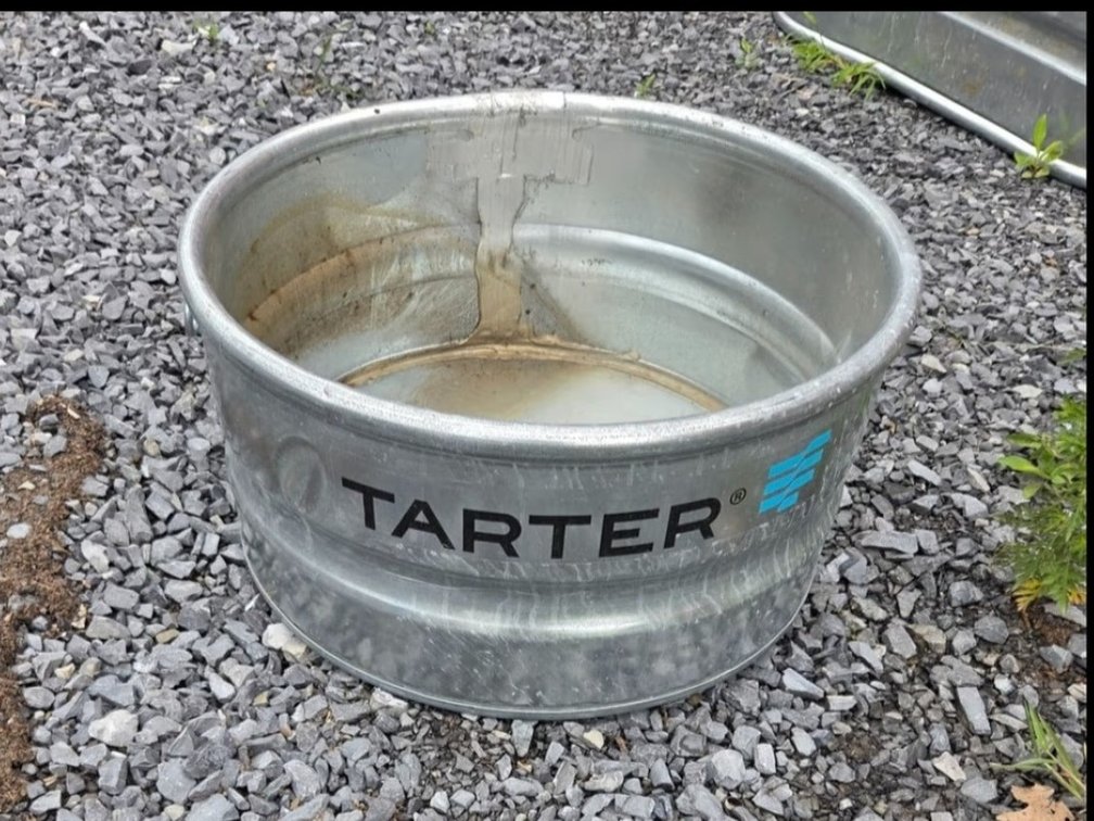 23-Gallon Round Galvanized Steel