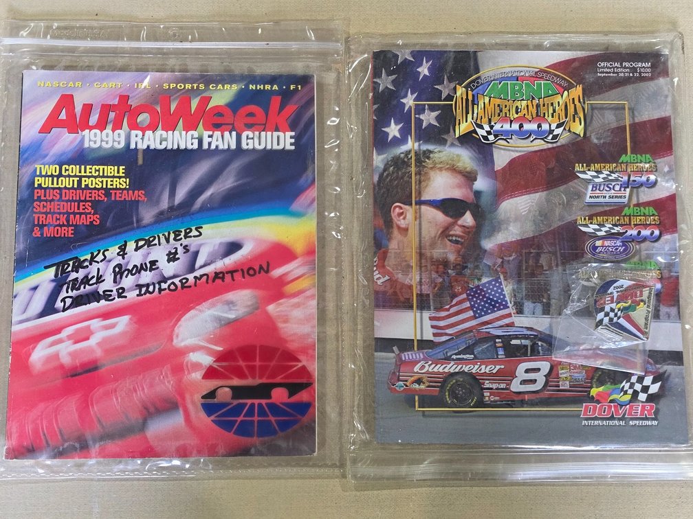 Nascar magazine lot