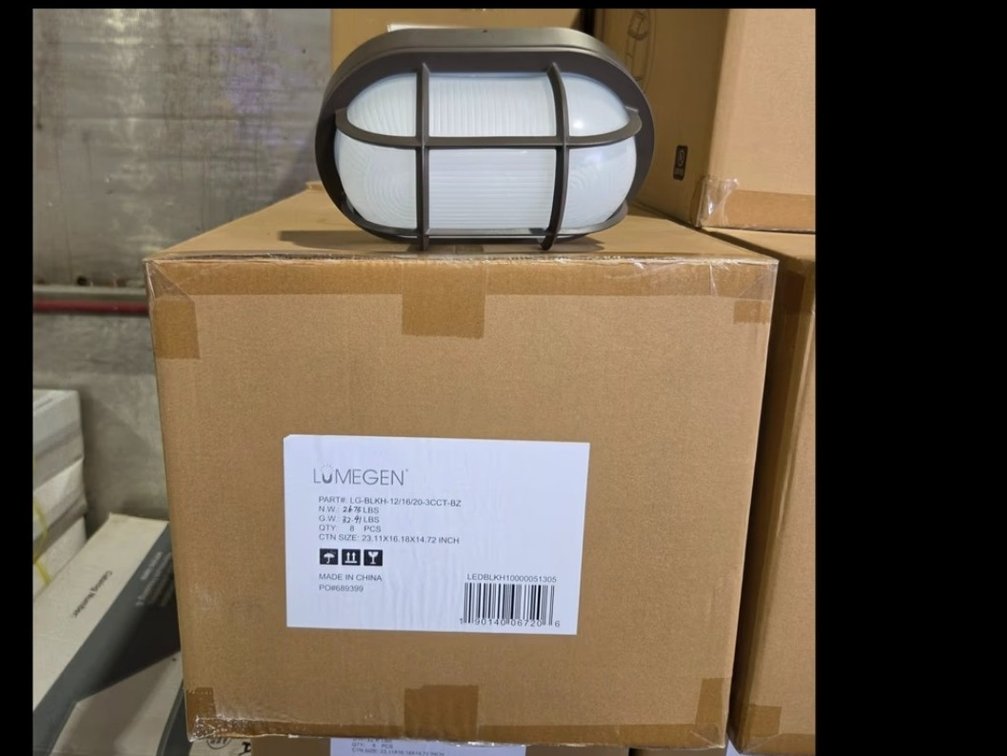 Lumegen LED Oval Bulkhead 8 per bx