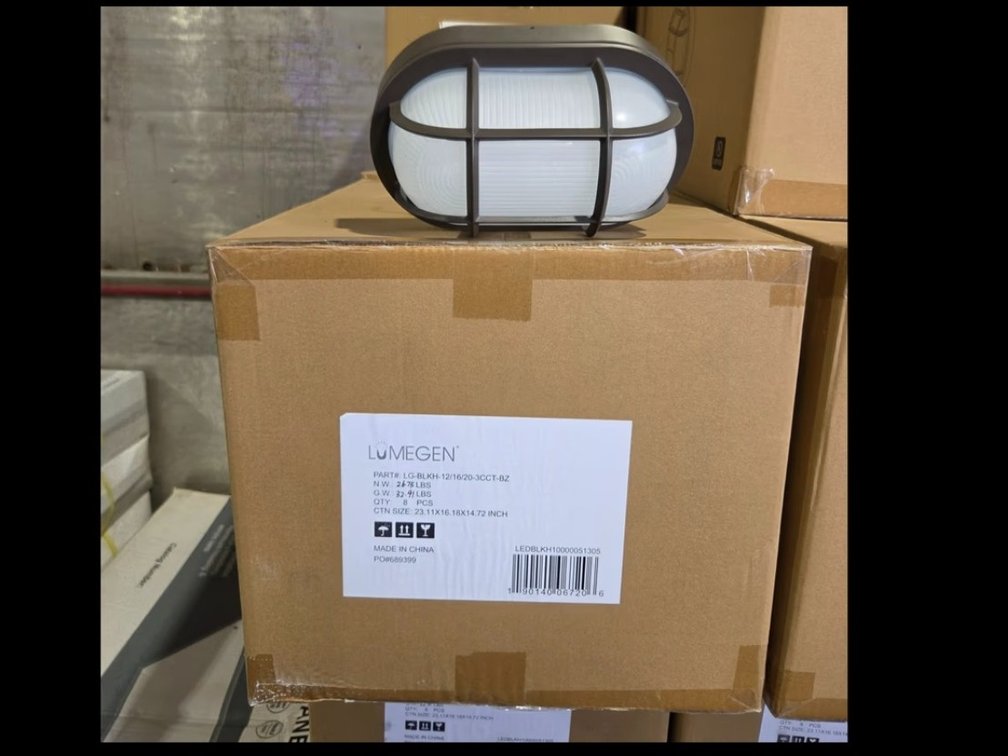 Lumegen LED Oval Bulkhead 8 per bx