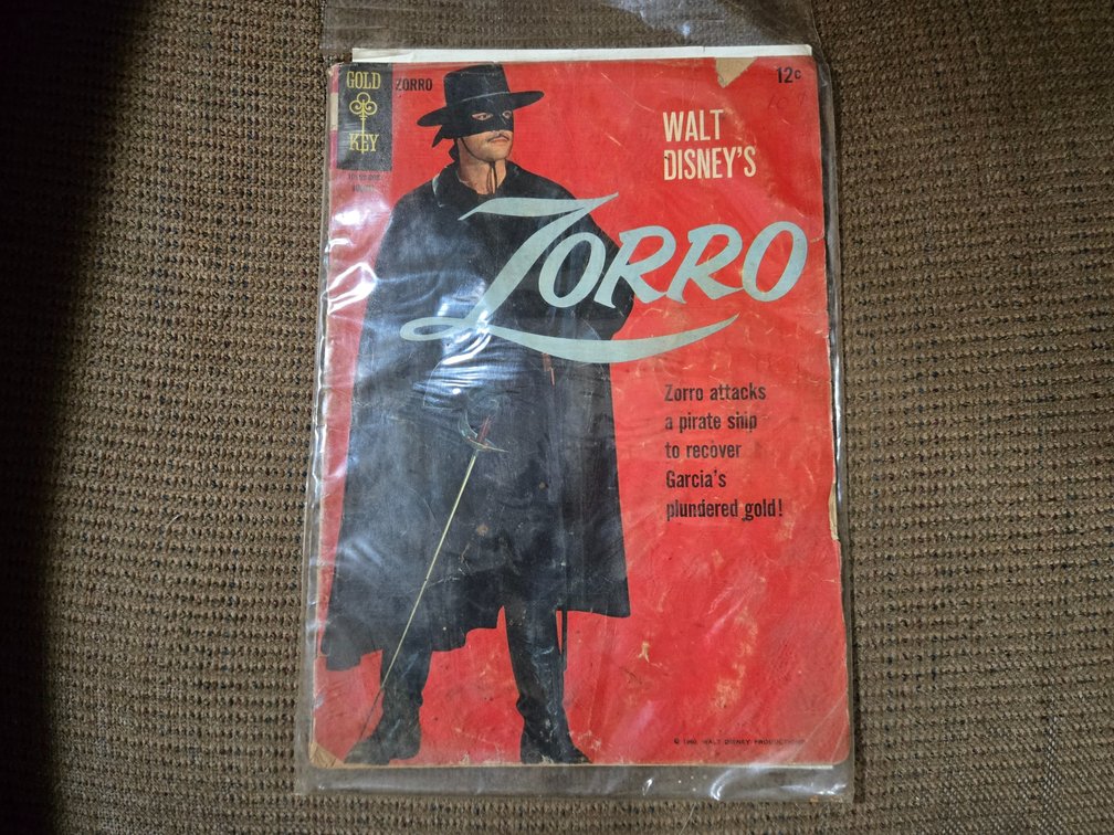 1966 Zorro Comic in Plastic
