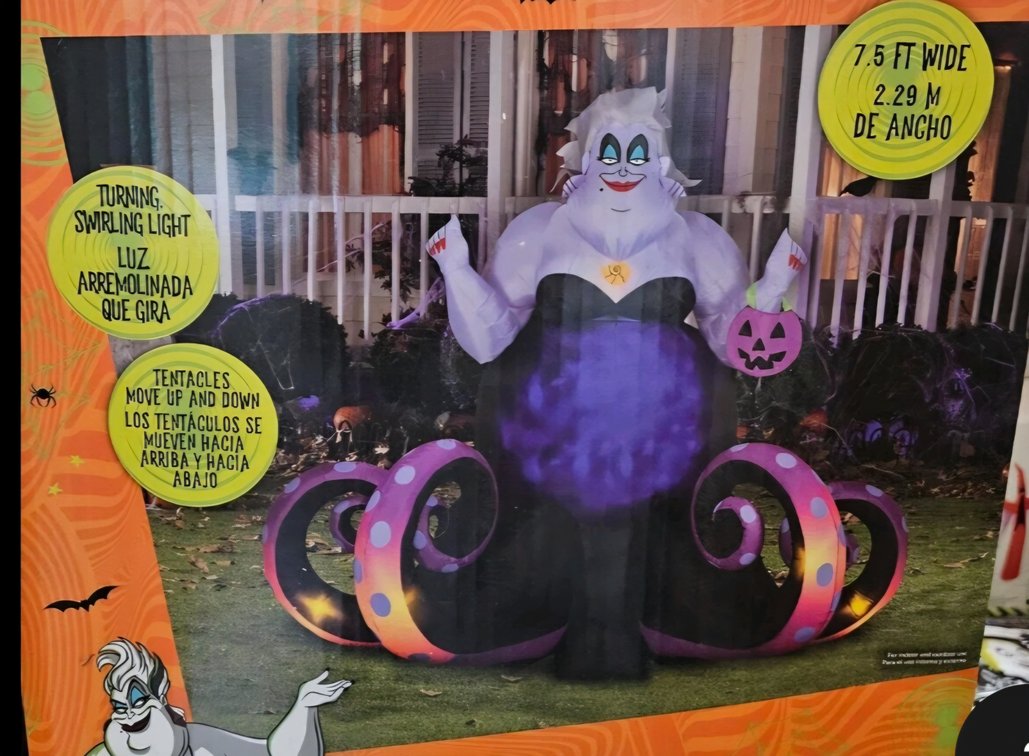 Ursula Disney inflatable
