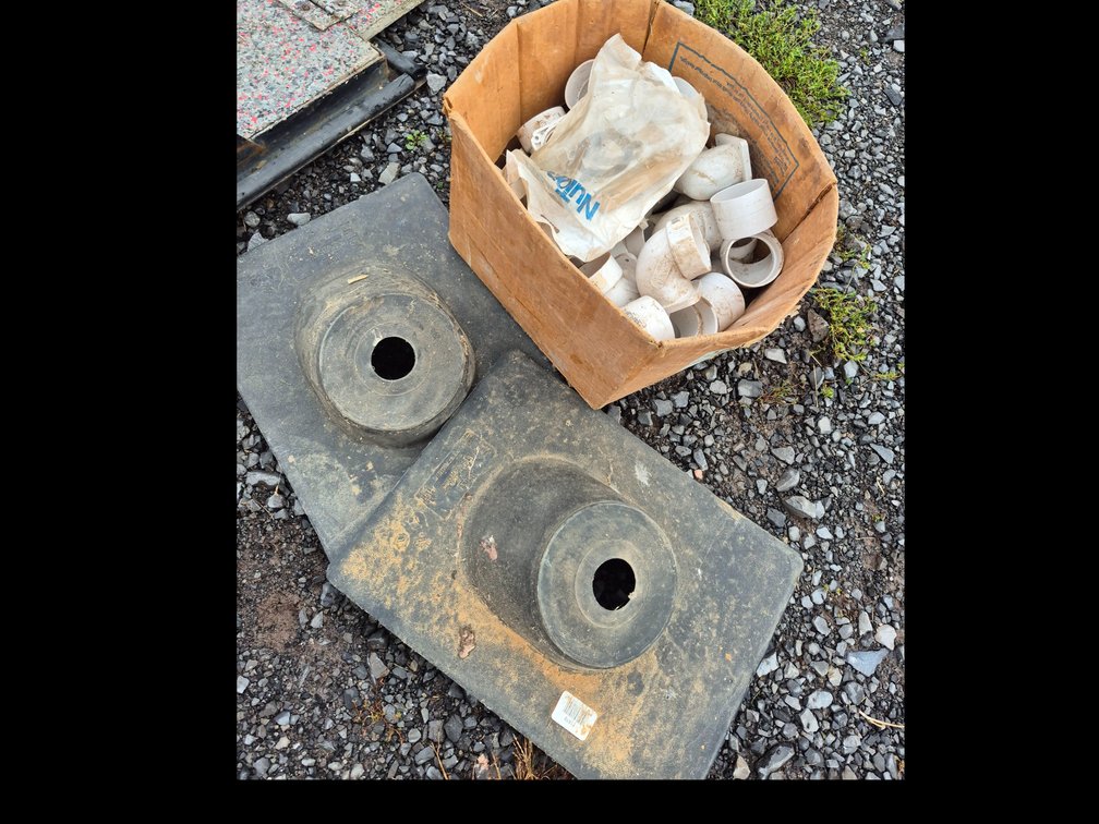 Pipe fittings and roof boots