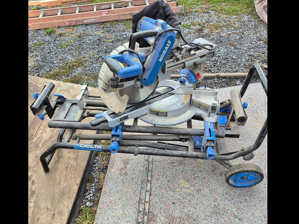 Cobalt miter saw with stand