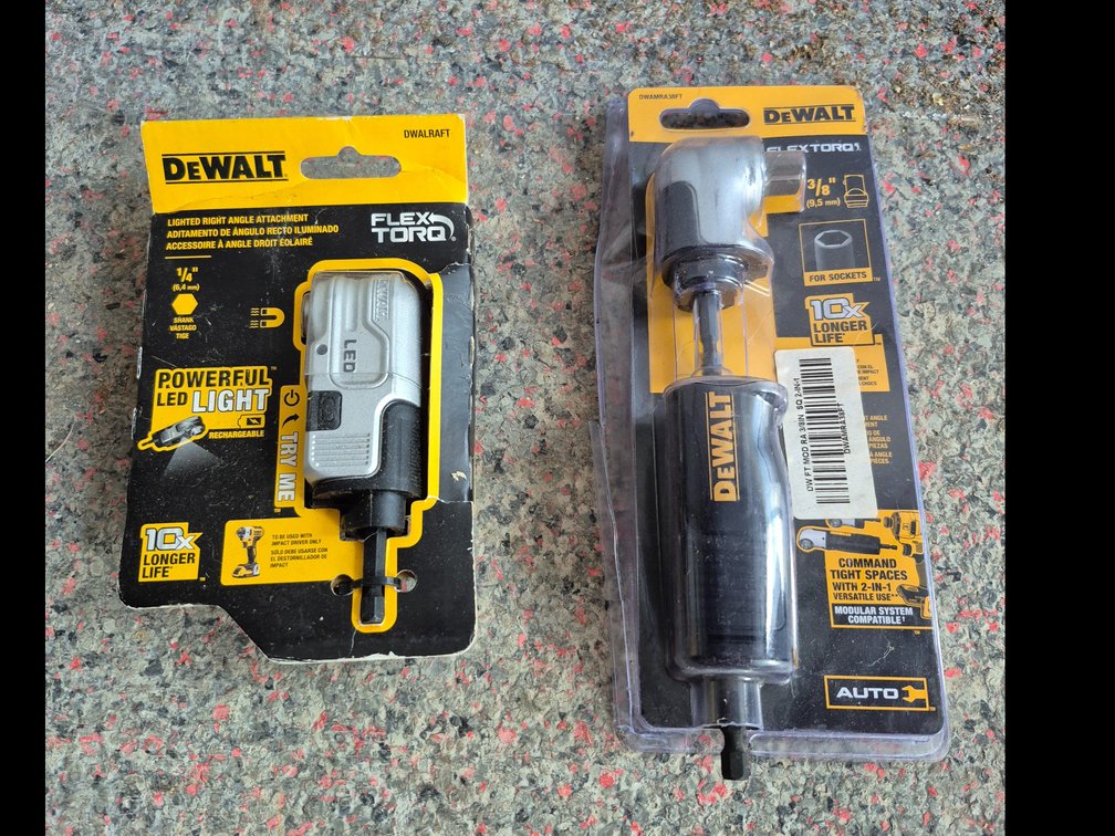 Dewalt angle adapters