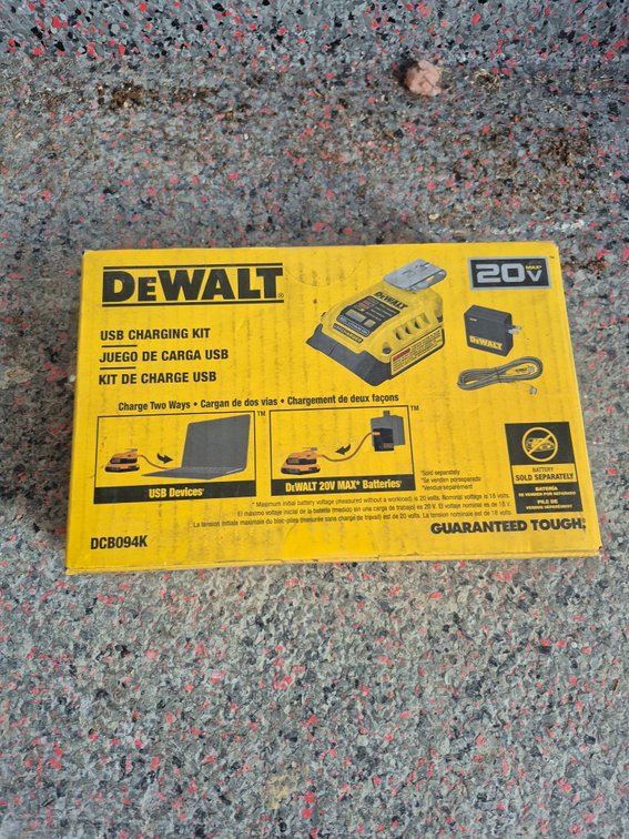 Dewalt charging