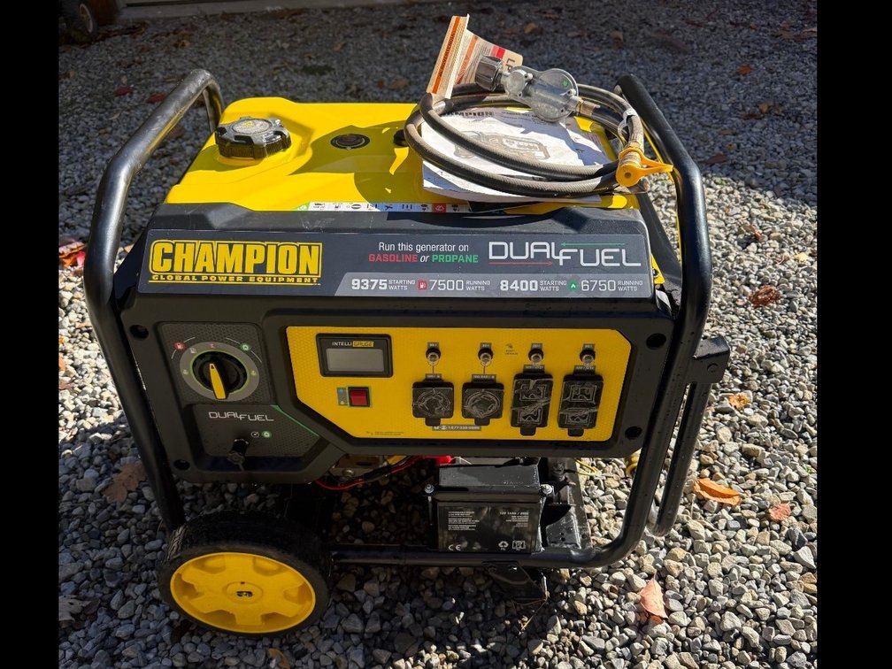 Champion Power Equipment 9375/7500-Watt Dual Fuel Portable Generator